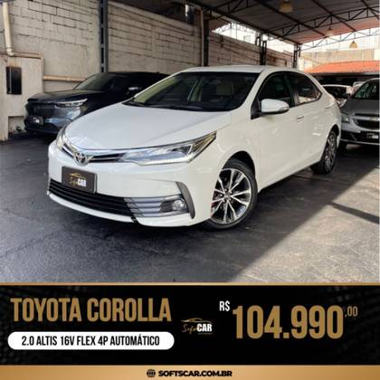TOYOTA COROLLA 2.0 ALTIS 16V FLEX 4P AUTOMÁTICO
